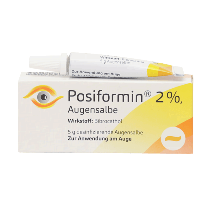 Посиформин (Posiformin, Биброкатол) мазь глазная 2% 5г