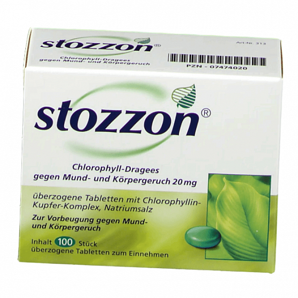 Стоззон хлорофилл (Stozzon) табл. 100шт